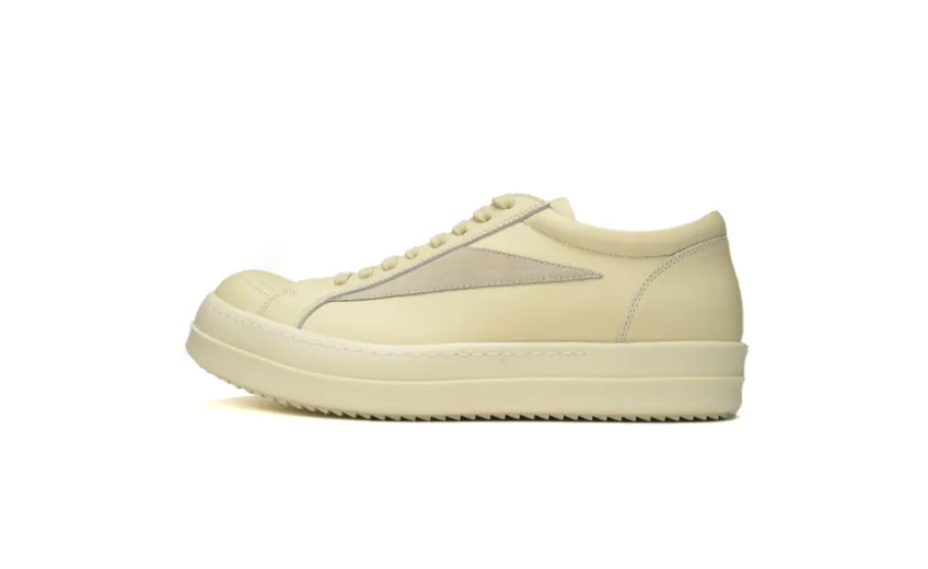 Bstsneaker-RICK OWENS Black RO White Paper RU01C4897 LPOLVS-1111