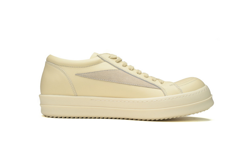 Bstsneaker-RICK OWENS Black RO White Paper RU01C4897 LPOLVS-1111