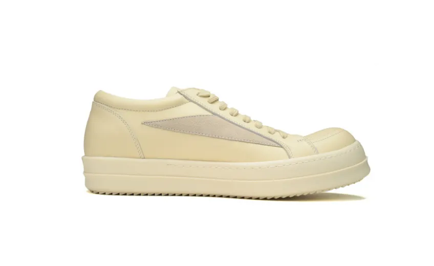 Bstsneaker-RICK OWENS Black RO White Paper RU01C4897 LPOLVS-1111