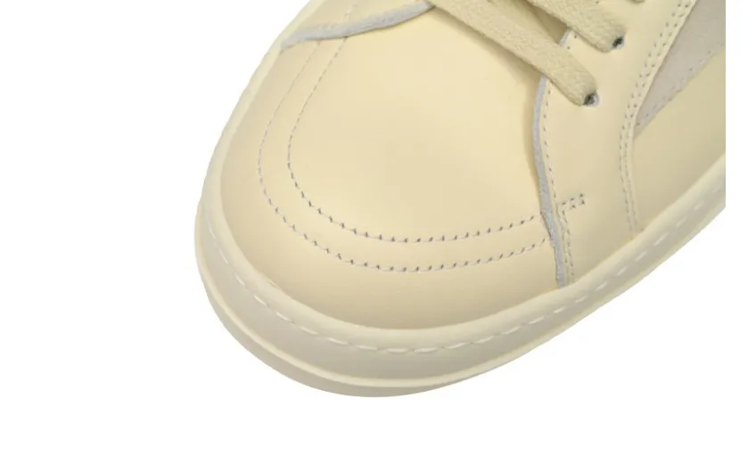 Bstsneaker-RICK OWENS Black RO White Paper RU01C4897 LPOLVS-1111