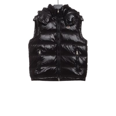 Bstsneaker-Moncler Black Down Vest Jacket 01