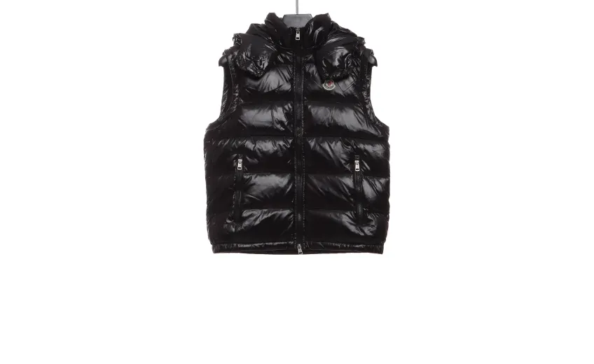 Bstsneaker-Moncler Black Down Vest Jacket