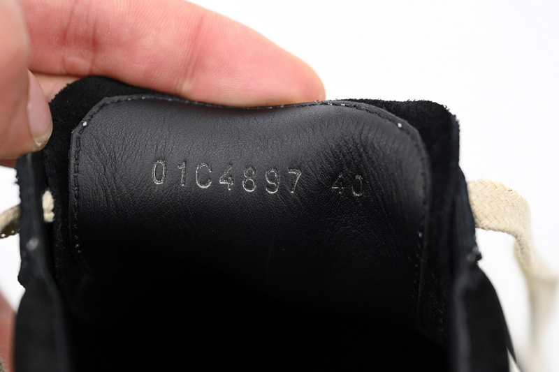 Bstsneaker-RICK OWENS Black And White RU01C4897 LPOLVS-911