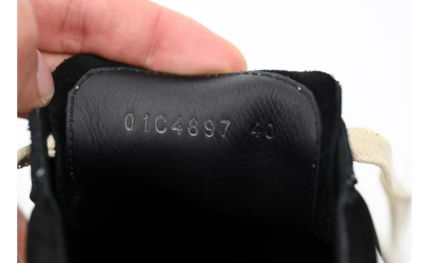 Bstsneaker-RICK OWENS Black And White RU01C4897 LPOLVS-911