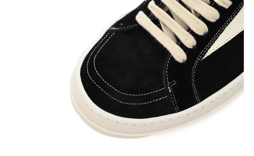Bstsneaker-RICK OWENS Black And White RU01C4897 LPOLVS-911
