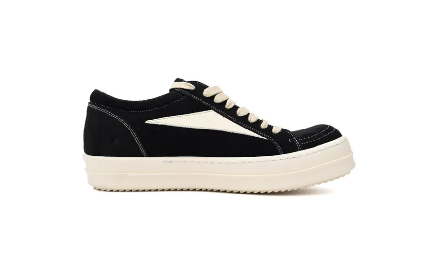 Bstsneaker-RICK OWENS Black And White RU01C4897 LPOLVS-911