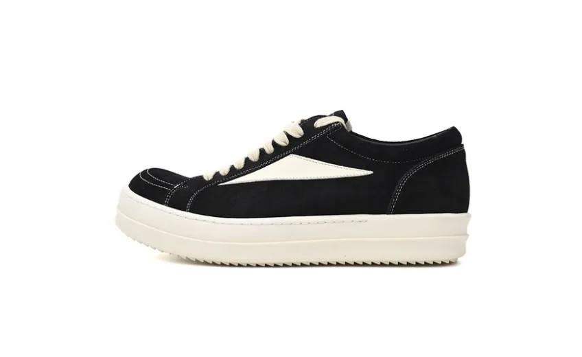 Bstsneaker-RICK OWENS Black And White RU01C4897 LPOLVS-911