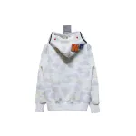 Bstsneaker-BAPE City Camo Shark WGM Full-Zip Hoodie (FW18) White