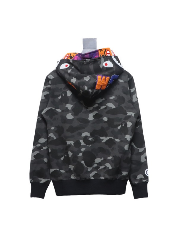 Bstsneaker-BAPE City Camo Shark WGM Full-Zip Hoodie (FW18) Dark Grey