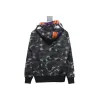 Bstsneaker-BAPE City Camo Shark WGM Full-Zip Hoodie (FW18) Dark Grey