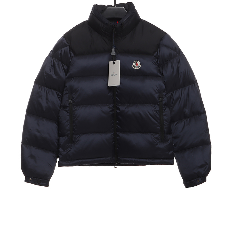Bstsneaker-Moncler lacquered stand collar down jacket