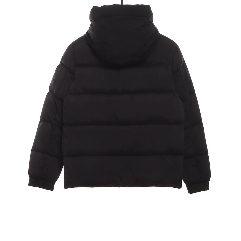 Bstsneaker-Moncler Black Warrior Series Placket LOGO Down Jacket-A