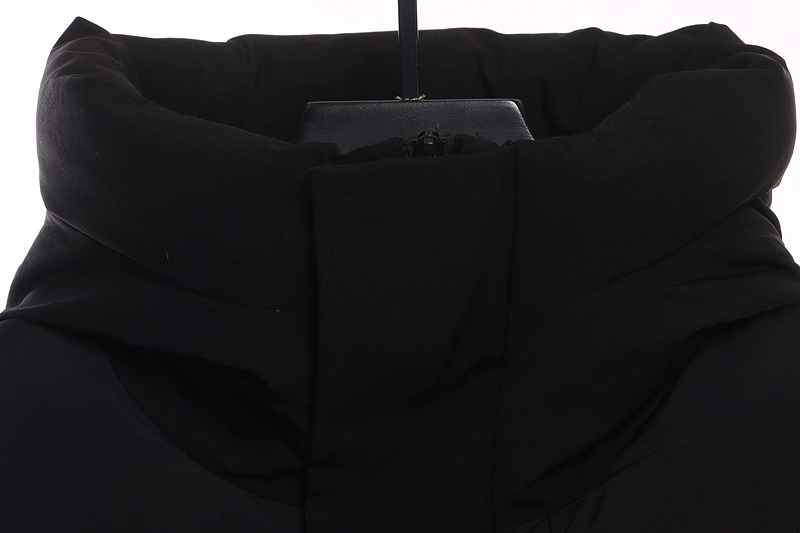 Bstsneaker-Moncler Black Warrior Series Placket LOGO Down Jacket-A