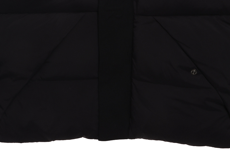 Bstsneaker-Moncler Black Warrior Series Placket LOGO Down Jacket-A