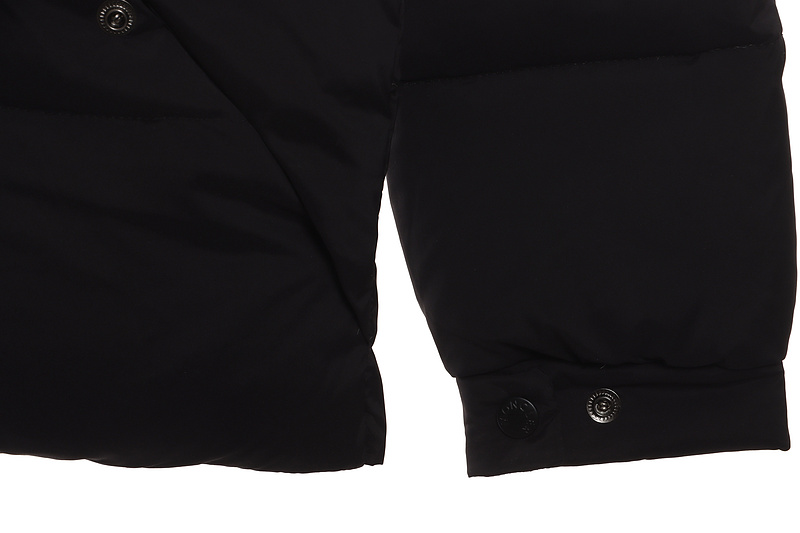 Bstsneaker-Moncler Black Warrior Series Placket LOGO Down Jacket-A