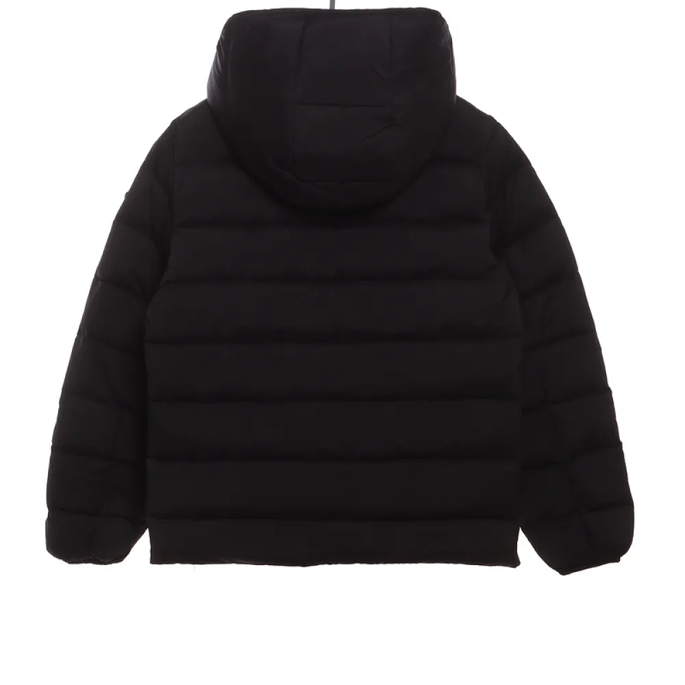 Bstsneaker-Moncler Black Warrior Series Placket LOGO Down Jacket-B