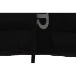 Bstsneaker-Moncler Black Warrior Series Placket LOGO Down Jacket-B