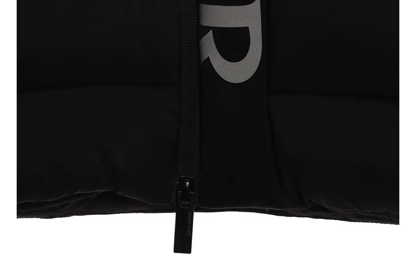 Bstsneaker-Moncler Black Warrior Series Placket LOGO Down Jacket-B