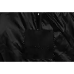 Bstsneaker-Moncler Black Warrior Series Placket LOGO Down Jacket-B