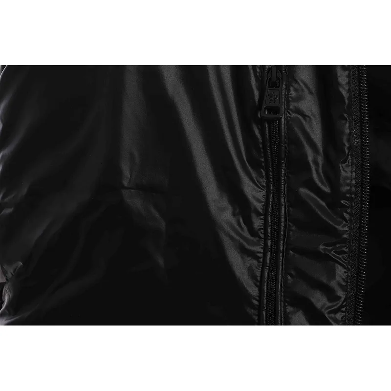 Bstsneaker-Moncler Black Warrior Series Placket LOGO Down Jacket-B