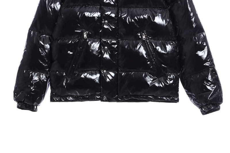 Bstsneaker-Moncler lacquered stand collar down jacket 