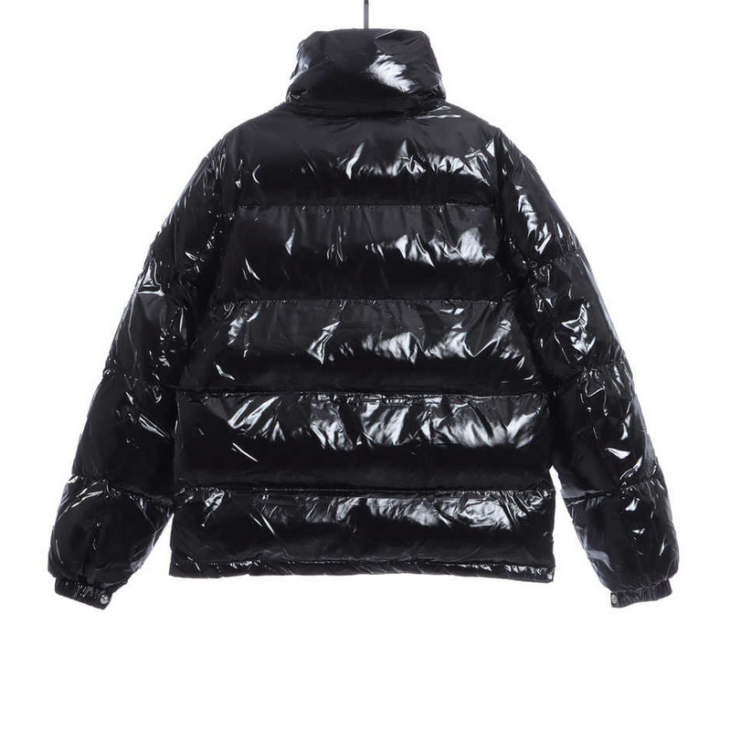 Bstsneaker-Moncler lacquered stand collar down jacket 