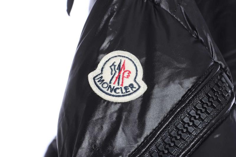 Bstsneaker-Moncler oblique zipper down jacket with pink lining