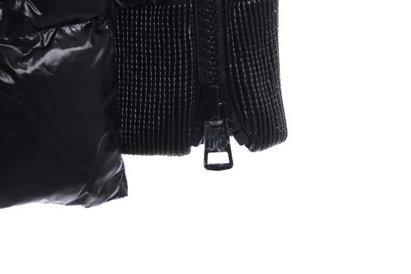 Bstsneaker-Moncler oblique zipper down jacket with pink lining