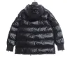 Bstsneaker-Moncler oblique zipper down jacket with pink lining