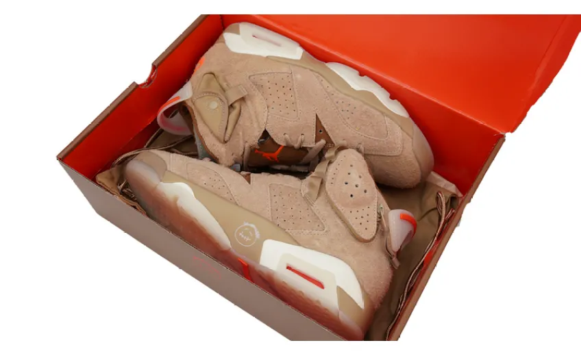 Bstsneaker- Air Jordan 6 Retro Travis Scott British Khaki DH0690-200 