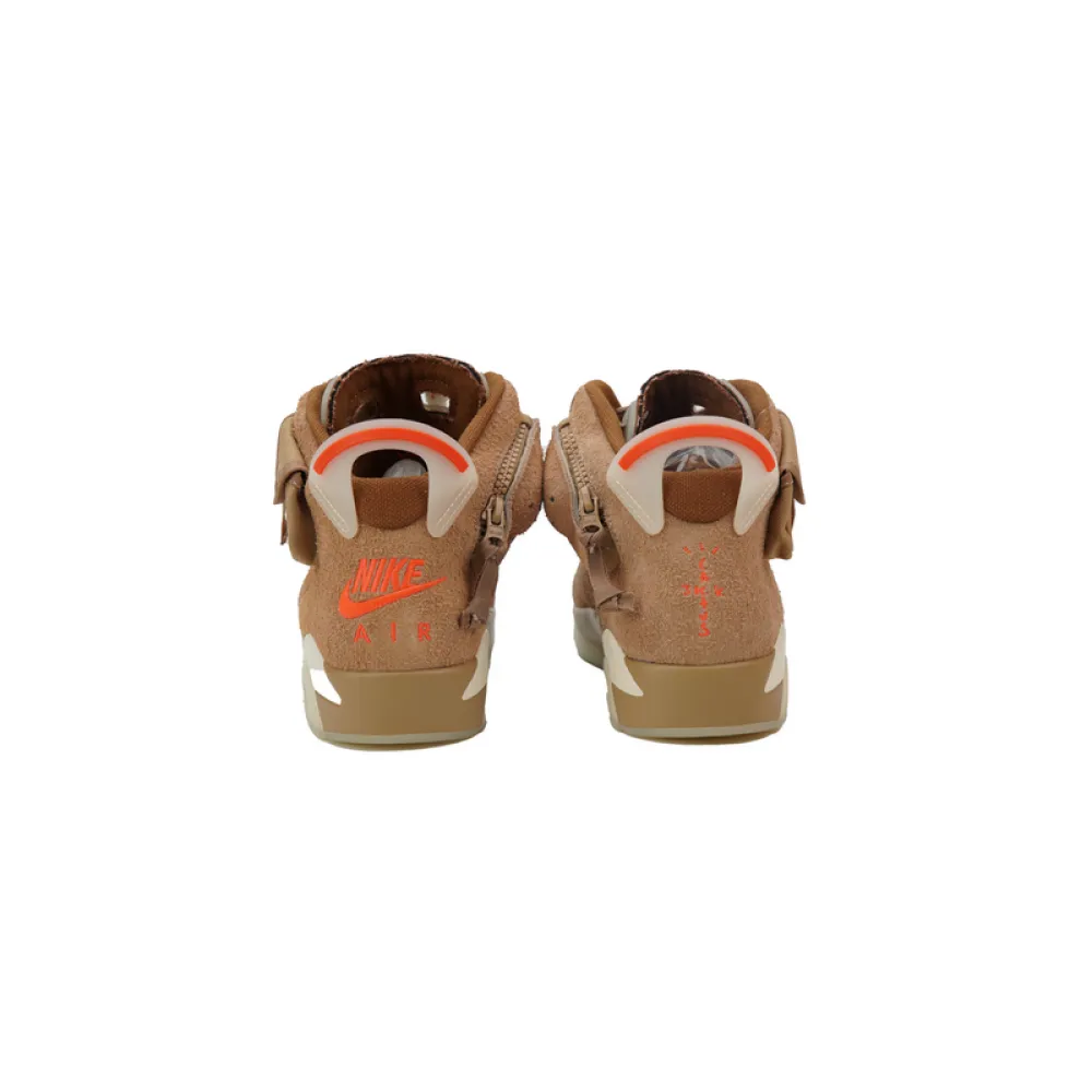 Bstsneaker- Air Jordan 6 Retro Travis Scott British Khaki DH0690-200 