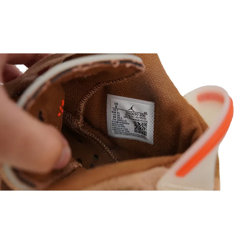 Bstsneaker- Air Jordan 6 Retro Travis Scott British Khaki DH0690-200 