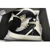 Bstsneaker-RICK OWENS/RO Geobasket Black and White RU02C7894LCGLPO-7511