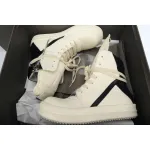 Bstsneaker-Rick Owens Luxor Geobasket High 'Milk Black'