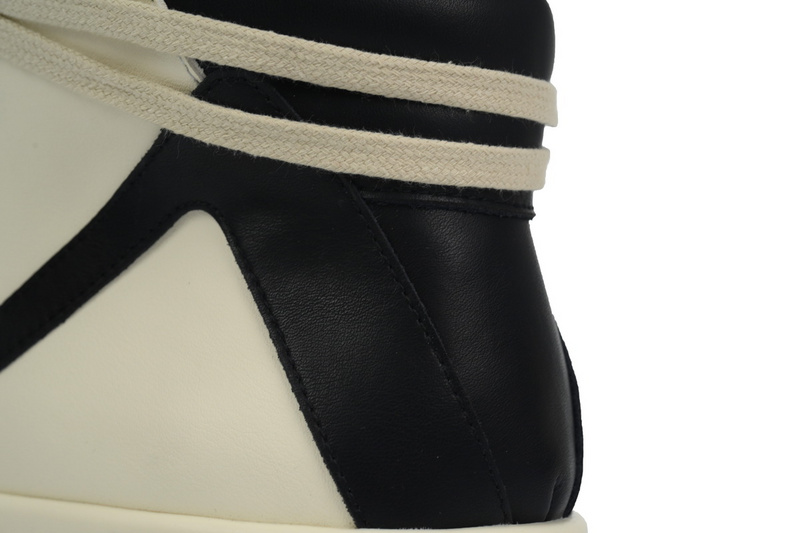 Bstsneaker-Rick Owens Luxor Geobasket High 'Milk Black'