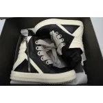 Bstsneaker-Rick Owens GeoBasket Oversized Eylet Black White