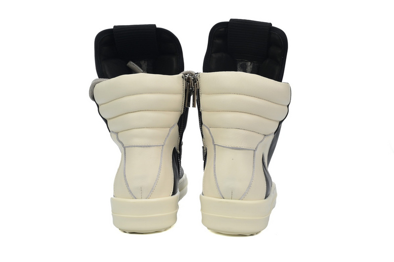 Bstsneaker-Rick Owens GeoBasket Oversized Eylet Black White