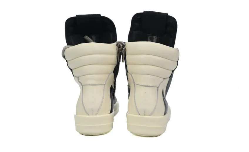 Bstsneaker-Rick Owens GeoBasket Oversized Eylet Black White