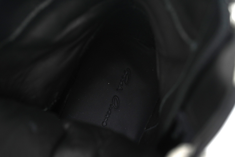 Bstsneaker-Rick Owens GeoBasket Oversized Eylet Black White