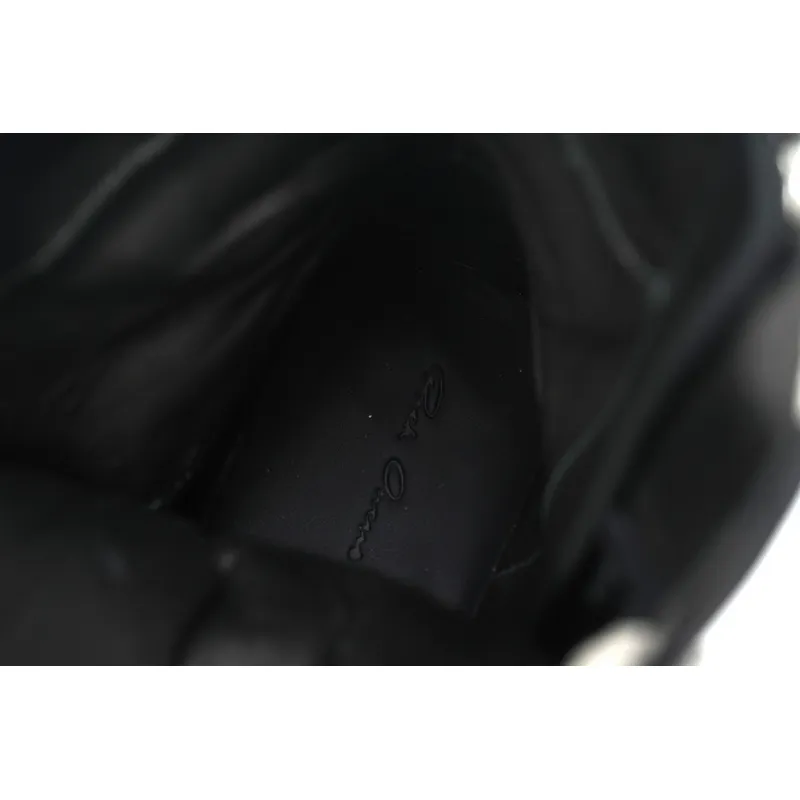 Bstsneaker-Rick Owens GeoBasket Oversized Eylet Black White