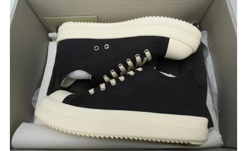 Bstsneaker-Rick Owens Lido DRKSHDW Low 'Black Milk'