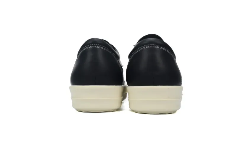 Bstsneaker-Rick Owens Strobe Vintage Low 'Black Milk'