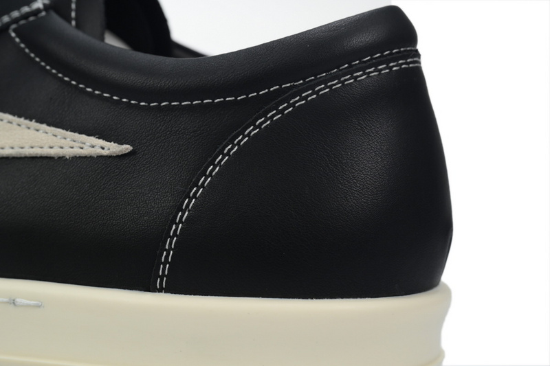 Bstsneaker-Rick Owens Strobe Vintage Low 'Black Milk'