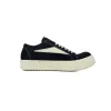 Bstsneaker-Rick Owens Suede Vintage Black Milk White