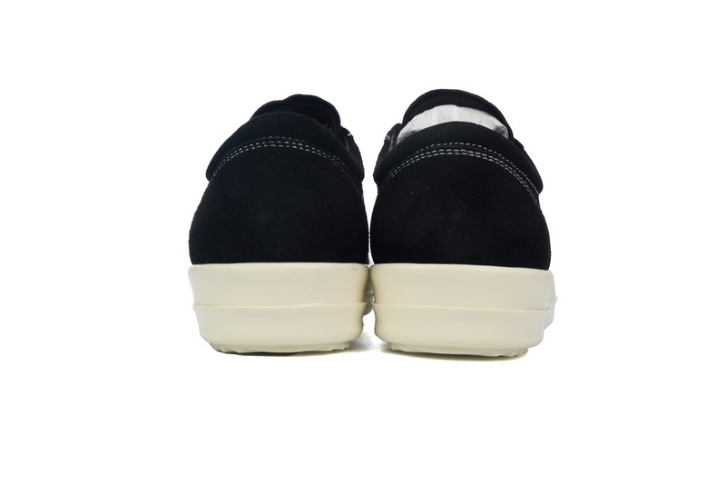 Bstsneaker-Rick Owens Suede Vintage Black Milk White