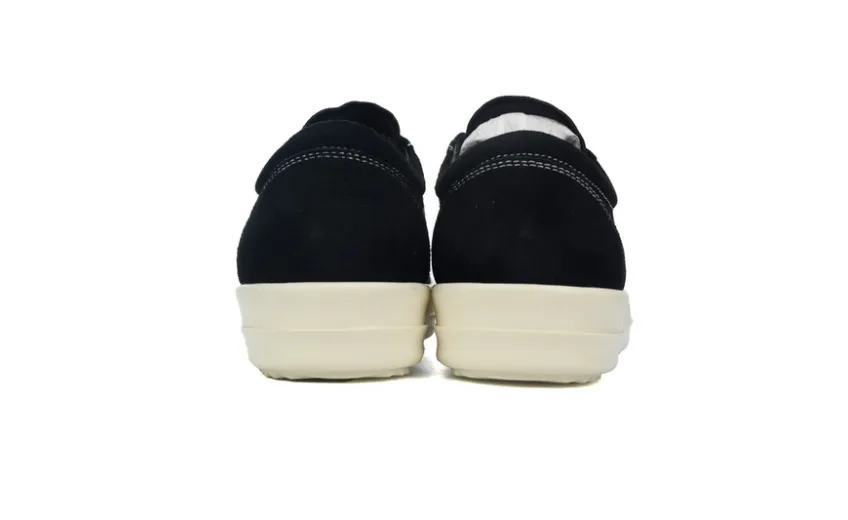 Bstsneaker-Rick Owens Suede Vintage Black Milk White