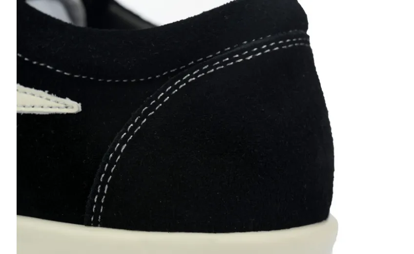 Bstsneaker-Rick Owens Suede Vintage Black Milk White
