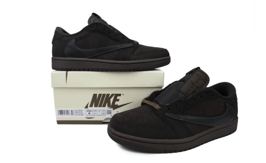Air Jordan 1 Low OG SP Velvet Brown x Travis Scott DM7866-202 