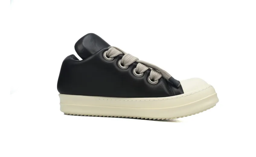 Bstsneaker-Rick Owens Luxor Jumbo Padded Low 'Black Milk'
