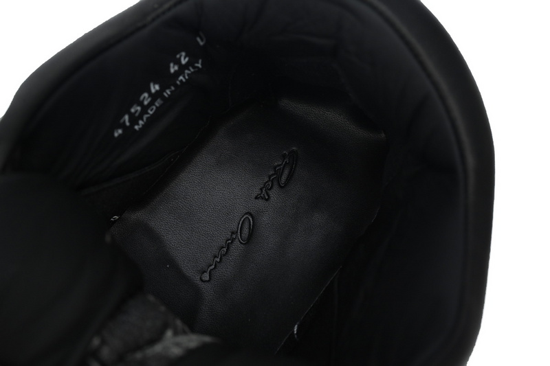 Bstsneaker-Rick Owens Luxor Jumbo Padded Low 'Black Milk'